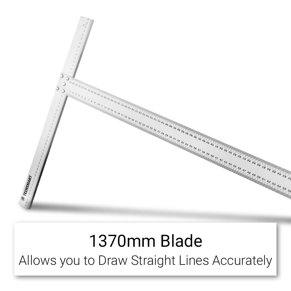 Techsmart TSQ1350 1370mm (54") Calibrated Aluminium T-Square – image 3