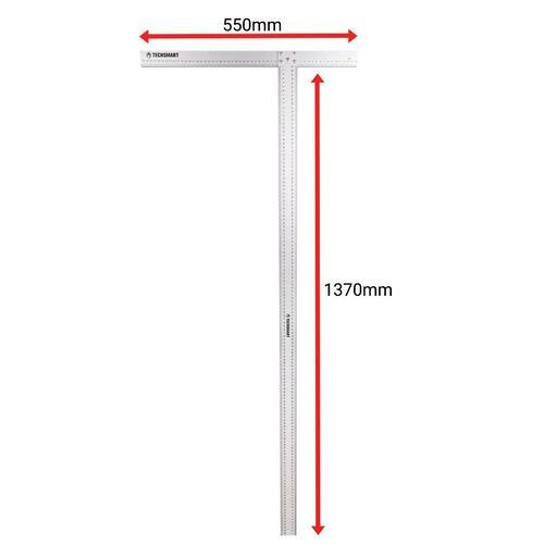 Techsmart TSQ1350 1370mm (54") Calibrated Aluminium T-Square – image 2