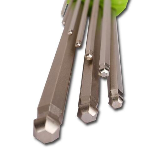 Vessel 8209BP-LE 9pce Metric Hex Key Ball Point Wrench Set with 95º L-Shape Angle - MADE IN JAPAN – image 5