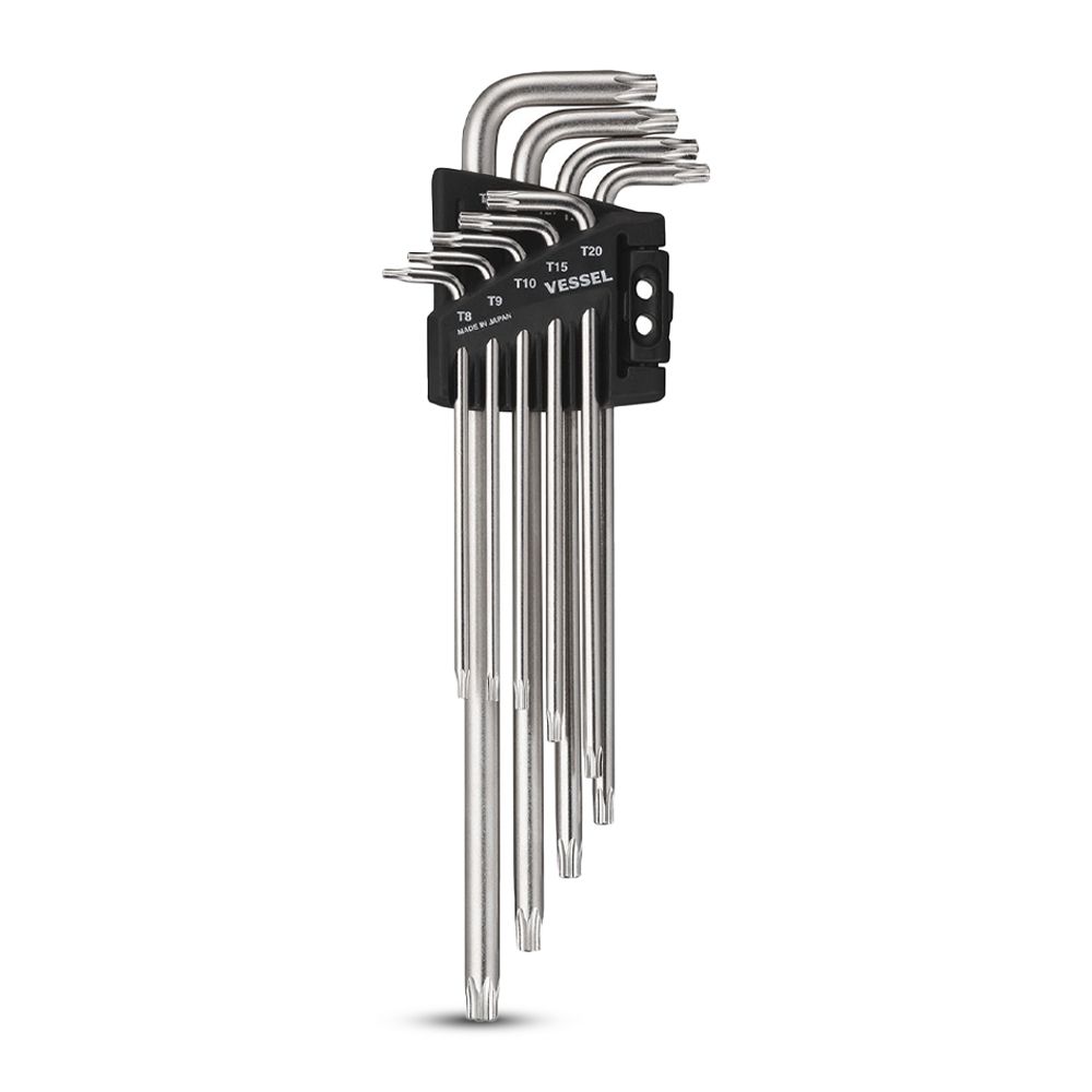Vessel 8509TXHE 9pce Long Tamper-Proof Torx Wrench Set - MADE IN JAPAN – image 2