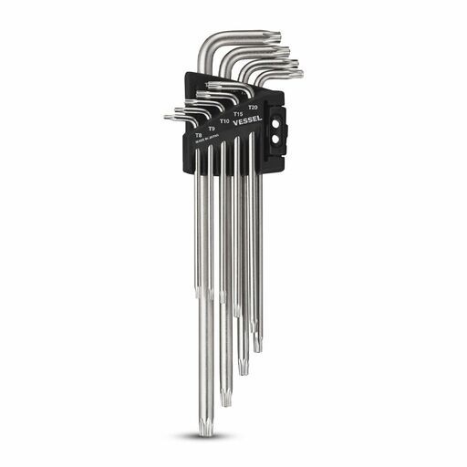 Vessel 8509TXHE 9pce Long Tamper-Proof Torx Wrench Set - MADE IN JAPAN – image 2