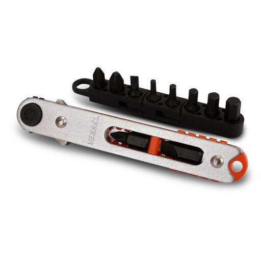 Vessel TD-76 11pce Low Profile Straight Flat Plate Ratchet Screwdriver – image 3