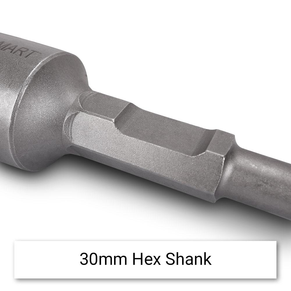 Techsmart TSTAR30 30mm Hex Shank Star Picket Driver