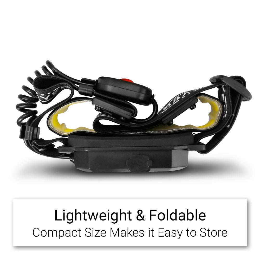 Bayer BWB450 Wide Beam LED Headlamp 450 Lumens 3-Mode Rechargeable – image 7