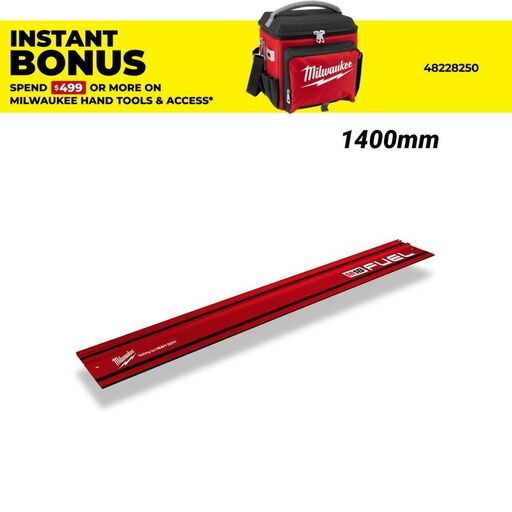 Milwaukee 48080571 1400mm (5") Guide Rail to suit M18FPS55 Track Saw