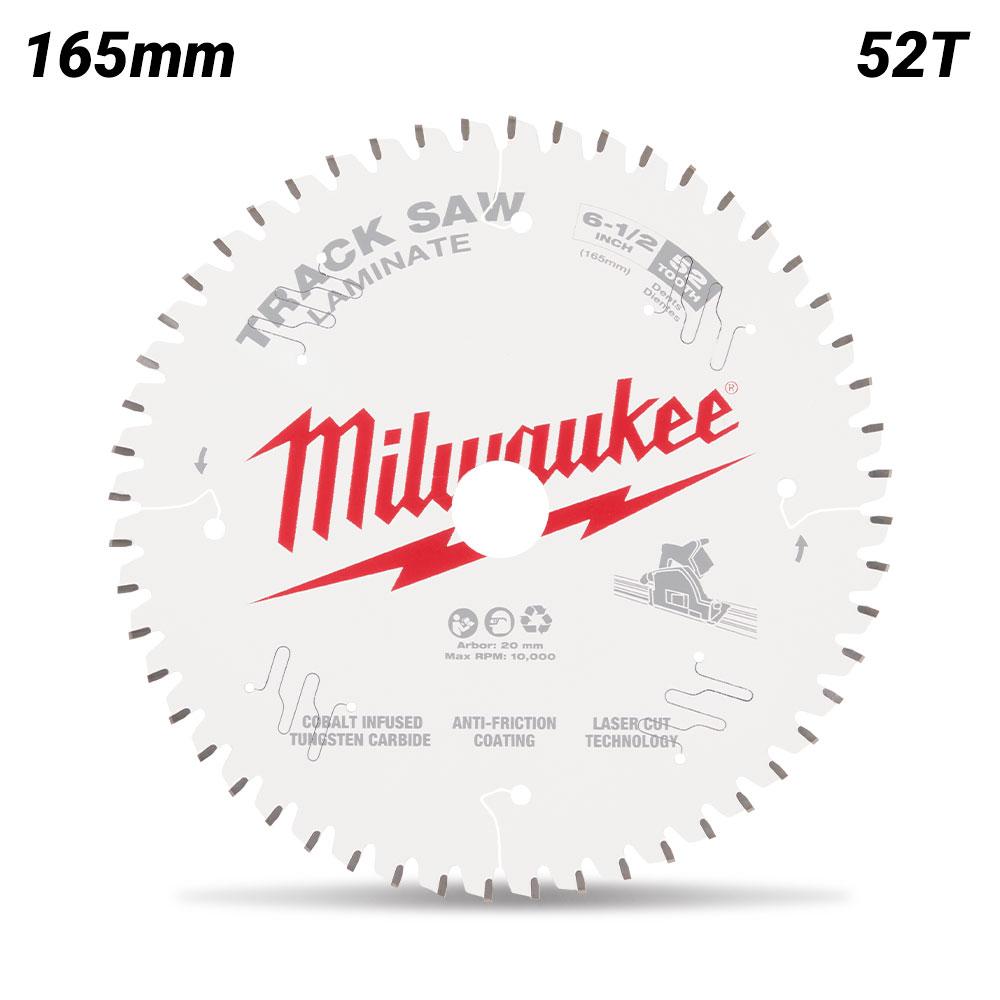 Milwaukee 48400643 165mm (6-1/2") 52T Laminate Track Saw Blade to suit M18FPS55 Track Saw – image 2