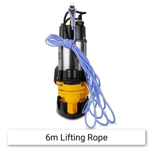 Industek SVQ450F + ILFH20 450W 5cm (2") Dirty Water Submersible Pump + 20m x 50mm (2") Lay Flat Hose with Fittings – image 8