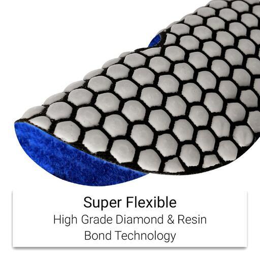 Ninja NDDP50 125mm (5") 50 Grit Wet & Dry Diamond Honeycomb Resin Polishing Pad – image 4