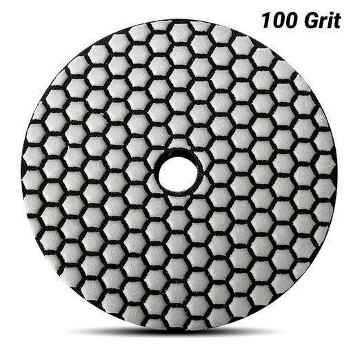 Ninja NDDP100 125mm (5") 100 Grit Wet & Dry Diamond Honeycomb Resin Polishing Pad