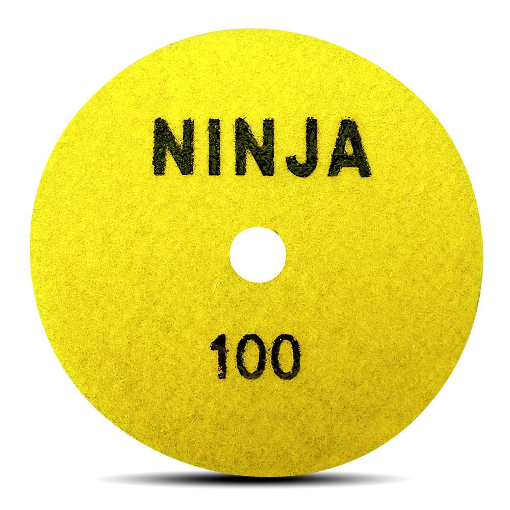 Ninja NDDP100 125mm (5") 100 Grit Wet & Dry Diamond Honeycomb Resin Polishing Pad – image 3