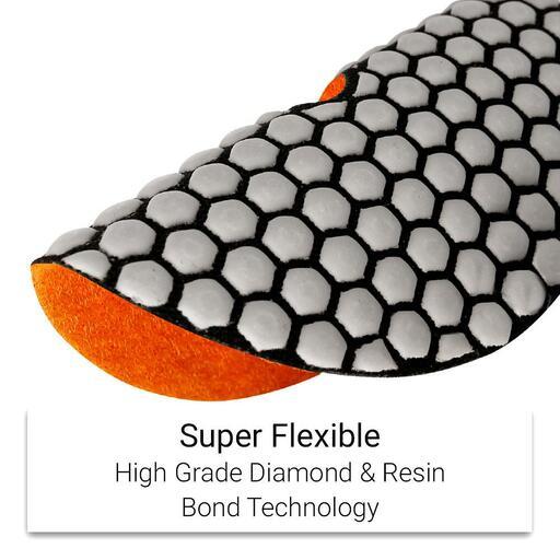 Ninja NDDP200 125mm (5") 200 Grit Wet & Dry Diamond Honeycomb Resin Polishing Pad – image 4