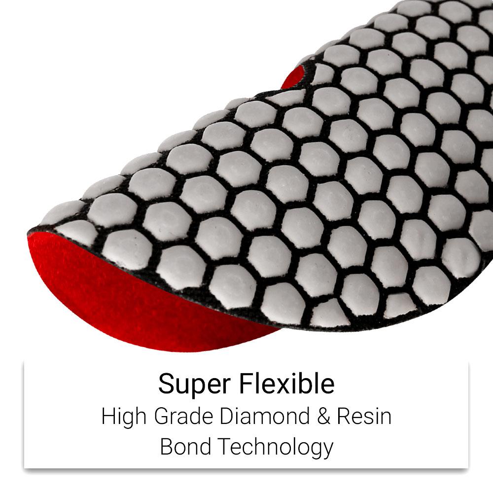 Ninja NDDP400 125mm (5") 400 Grit Wet & Dry Diamond Honeycomb Resin Polishing Pad – image 4