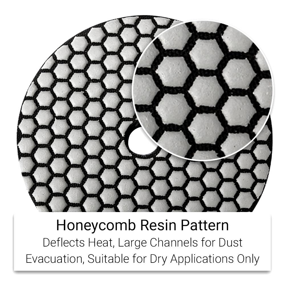 Ninja NDDP800 125mm (5") 800 Grit Wet & Dry Diamond Honeycomb Resin Polishing Pad – image 6