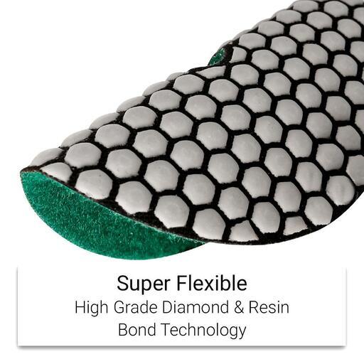 Ninja NDDP800 125mm (5") 800 Grit Wet & Dry Diamond Honeycomb Resin Polishing Pad – image 4