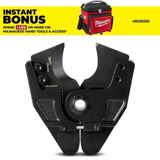 Milwaukee 49162772 6T Cable Cutter Jaw  CU/AL to suit 18V Li-ion Fuel FORCE LOGIC Cable Cutters M18HCC