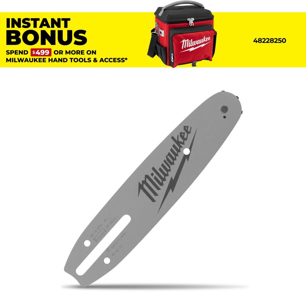 Milwaukee 49162751 203mm (8") HATCHET Pruning Saw Bar to suit M18FHS80 – image 1