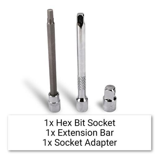 Techsmart R14TR18 18pce 1/4" Torque Wrench 45T 5-25NM – image 11
