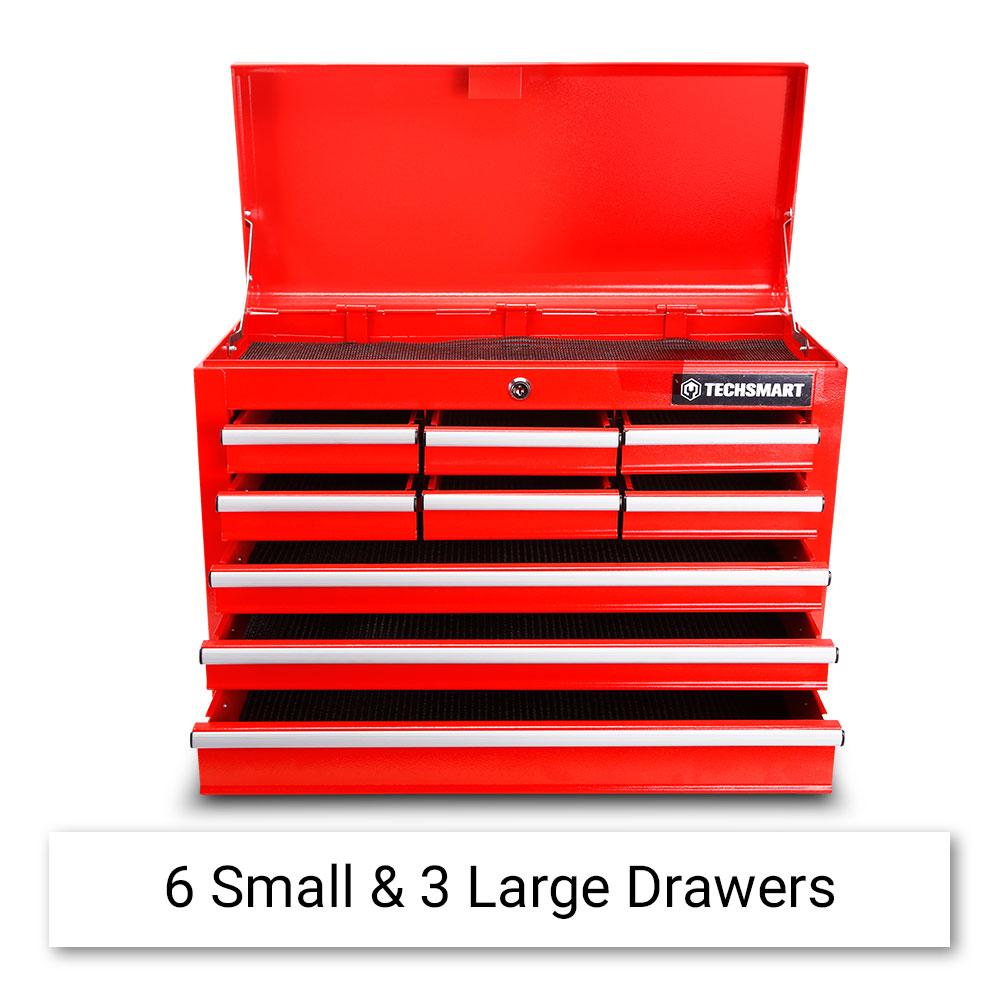 Techsmart T7DTB + T9DTC 16 Drawer Tool Set With Roller Cabinet – image 4
