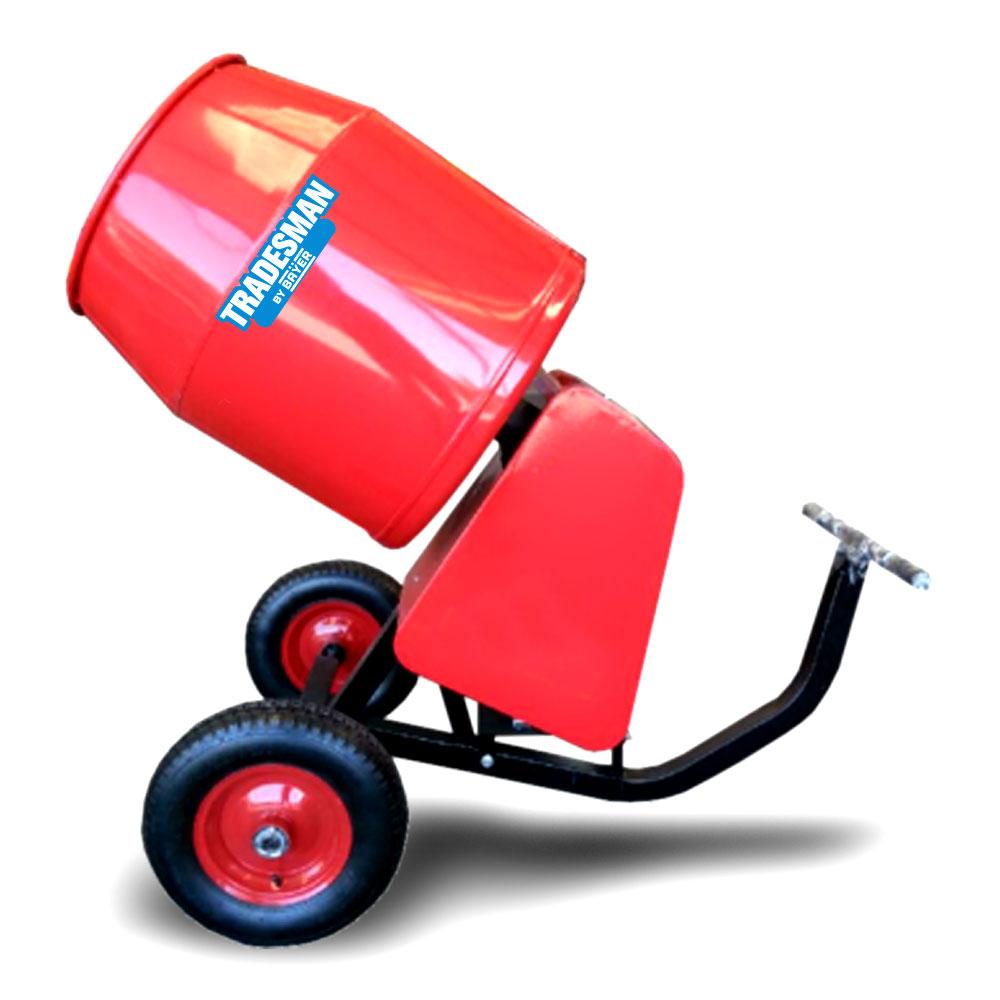 Tradesman STTUMIX 1HP 3.5 CU/FT Tip Up Fix Stand Cement Mixer – image 1