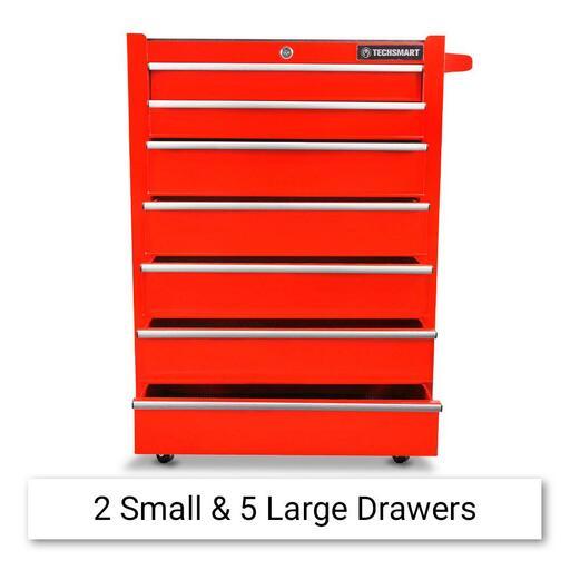 Techsmart T7DTB + T9DTC 16 Drawer Tool Set With Roller Cabinet – image 16