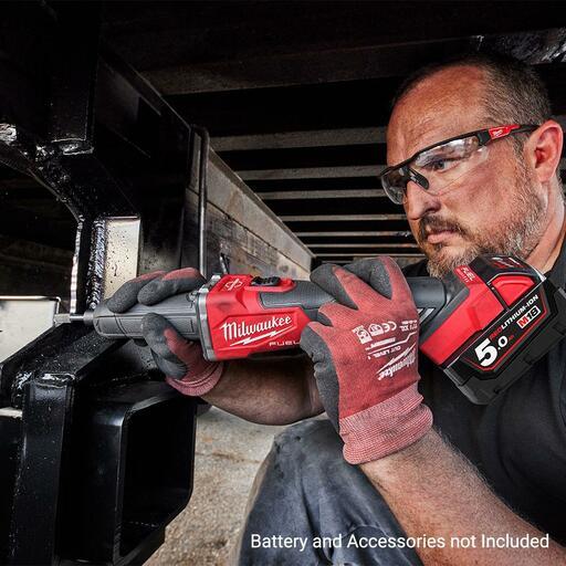 Milwaukee M18FDGRB0 18V Li-ion Cordless Fuel 1/4" Braking Die Grinder with Slide Switch - Skin Only – image 7