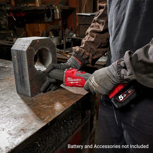 Milwaukee M18FDGRB0 18V Li-ion Cordless Fuel 1/4" Braking Die Grinder with Slide Switch - Skin Only – image 4