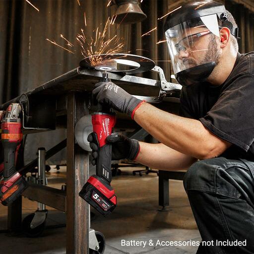 Milwaukee M18FDGROVPDB0 18V Li-ion Cordless Fuel ONE-KEY 1/4" Braking Die Grinder with Deadman Paddle Switch - Skin Only – image 9