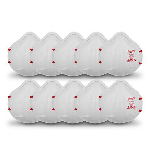 Milwaukee 48734034 10-Pack N95 Disposable Respirators – image 7