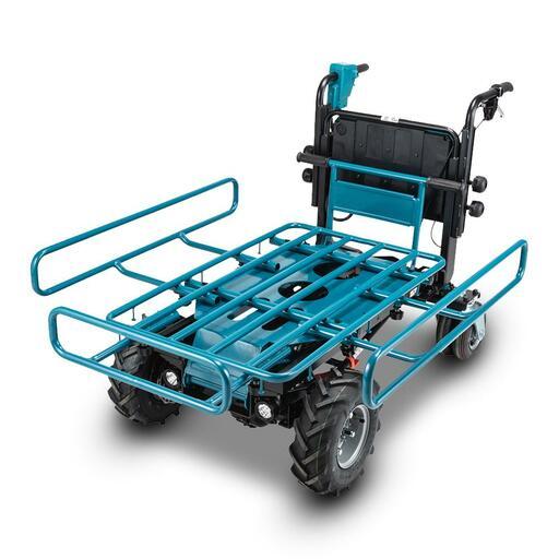 Makita DCU604Z 36V (18V x 2) Li-ion Cordless Brushless Wheelbarrow with Manual Dump & Pipe Frame - Skin Only – image 2