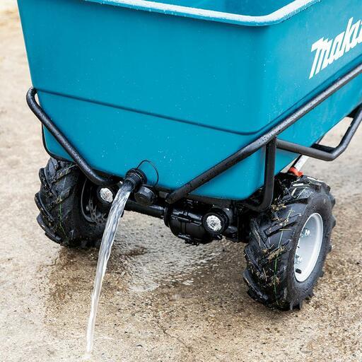 Makita DCU605Z 36V (18V x 2) Li-ion Cordless Brushless Wheelbarrow With Flat Bucket - Skin Only – image 2