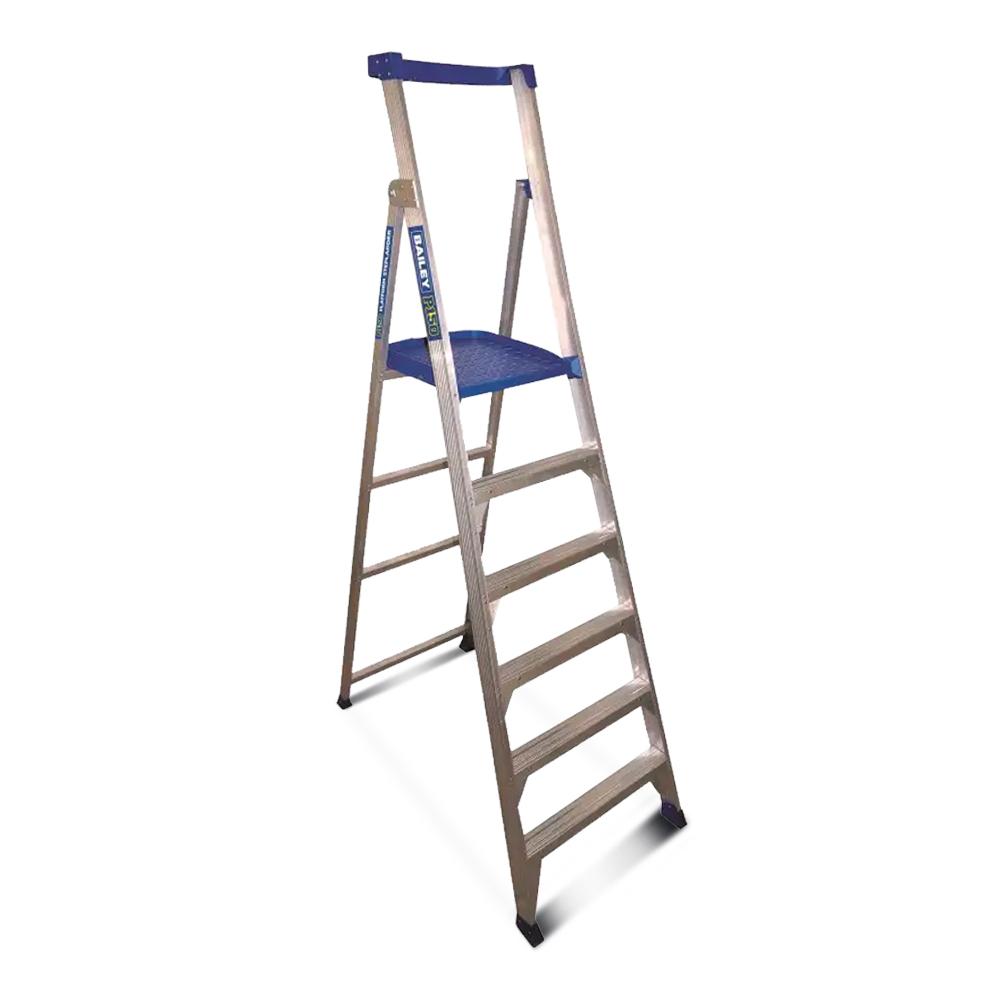 Bailey FS14069 6 Step 150kg Aluminium Platform Stepladder – image 1