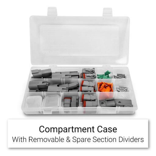 Daytona DCKIT117 117pce Deutsch Weatherproof 2 Pin Connector Kit – image 2