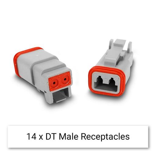 Daytona DCKIT117 117pce Deutsch Weatherproof 2 Pin Connector Kit – image 4