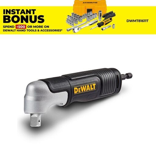 DeWalt DWAMRA38FT 3/8" FLEXTORQ® Square Drive Modular Right Angle Attachment