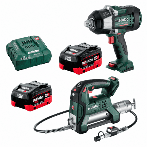 Metabo MET18BL2SB2HD5.5HE (AU68205650) 18V 5.5Ah Li-ion Cordless 2pce Combo Kit Including Brushless – image 2