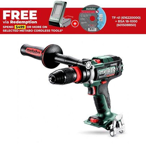 Metabo BS18LTX-3BLQIM (603180850) 18V Li-ion Cordless Brushless 3 Speed Drill Driver with Quick Chuck - Skin Only