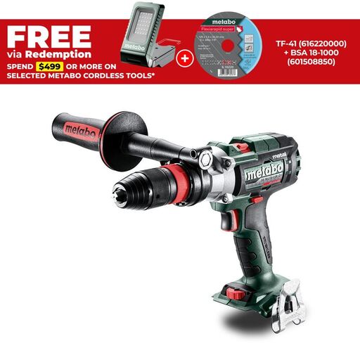 Metabo SB 18 LTX-3 BL Q I (603182850) 18V Li-ion Cordless Brushless 3 Speed Hammer Drill with Quick Chuck - Skin Only