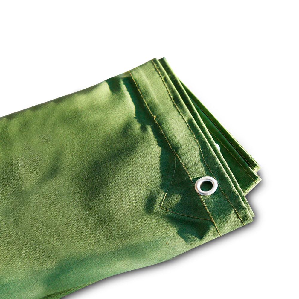Aussie Gardener AG01673 1.2m x 1.8m Green Canvas Waterproof Tarp – image 3