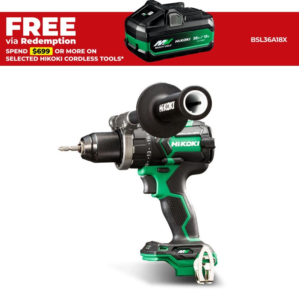HiKOKI DV36DC(H4Z) 36V Li-ion Cordless Brushless Driver Drill - Skin Only – image 1