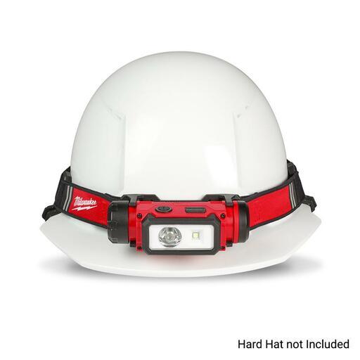 Milwaukee L4HL2301 4V 3.0Ah REDLITHIUM USB 600 Lumen Rechargeable Hard Hat Headlamp – image 3