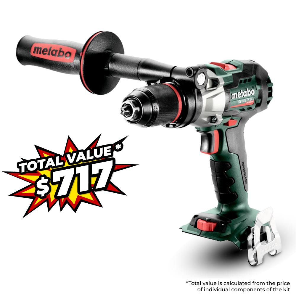 Metabo MET18MX6LB3HD5.5EY (AU68601150) 18V 5.5Ah Li-ion Cordless 6pce ...