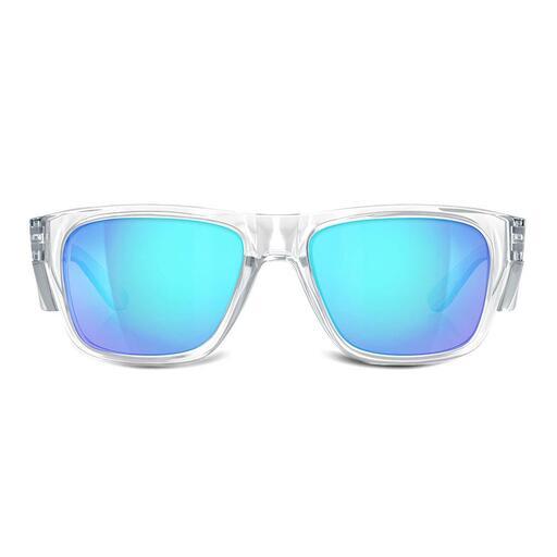 SafeStyle FCBP100 UV400 Fusions Clear Frame Mirror Blue Polarised Lens – image 3