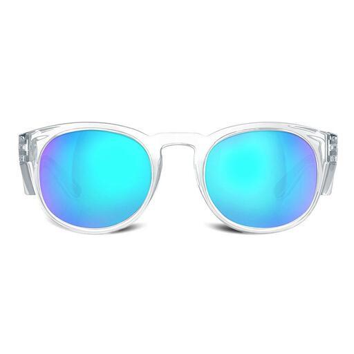 SafeStyle CRCBP100 UV400 Cruisers Clear Frame Mirror Blue Polarised Lens – image 3