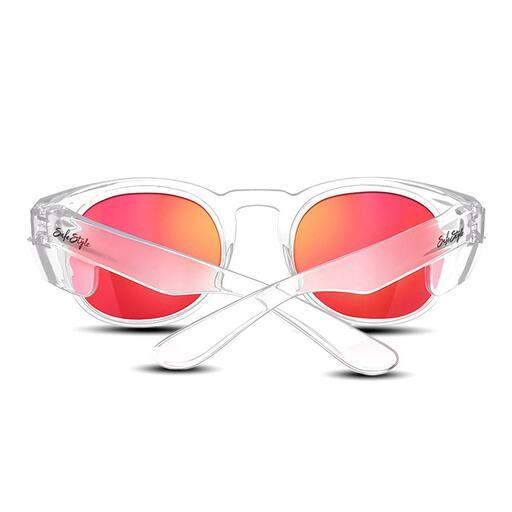 SafeStyle CRCRP100 UV400 Cruisers Clear Frame Reflective Red Polarised Lens – image 5