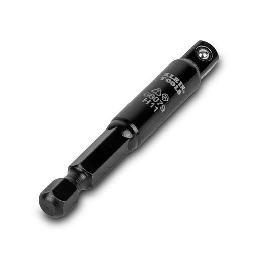 Klein A-66079 1/4 to 1/4-Inch Small Flip Impact Socket Adapter – image 2