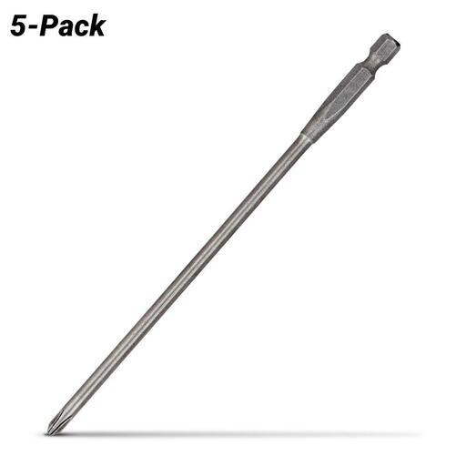 DeWalt DT7206-QZ 5-Pack 153mm (6") PH2 Phillips Drywall Screwdriver Bit – image 2