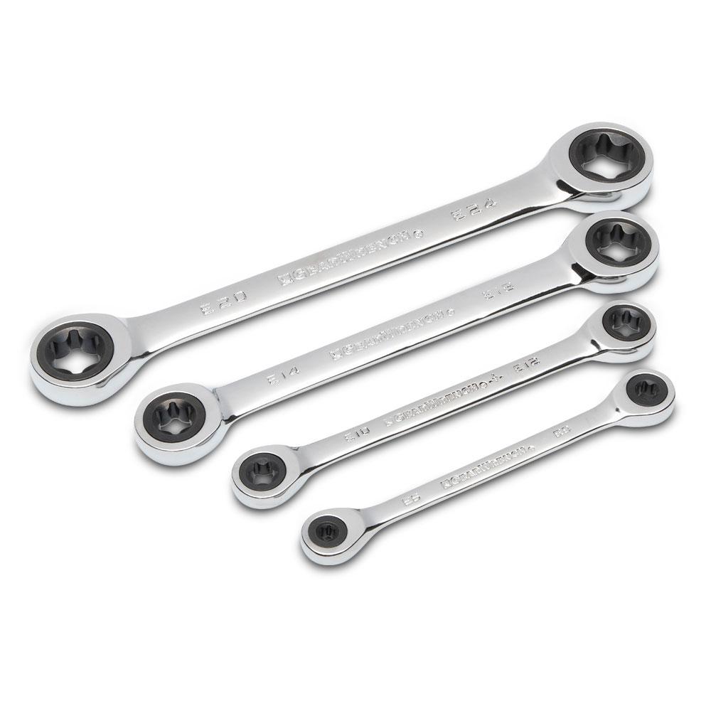 GEARWRENCH 9224D 4pce Double Box Ratcheting E-Torx Wrench Set