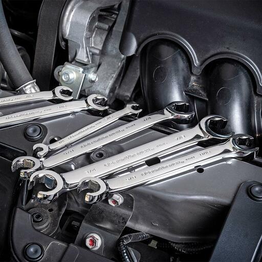 GEARWRENCH 81907 6pce Flare Nut SAE Wrench Set – image 5