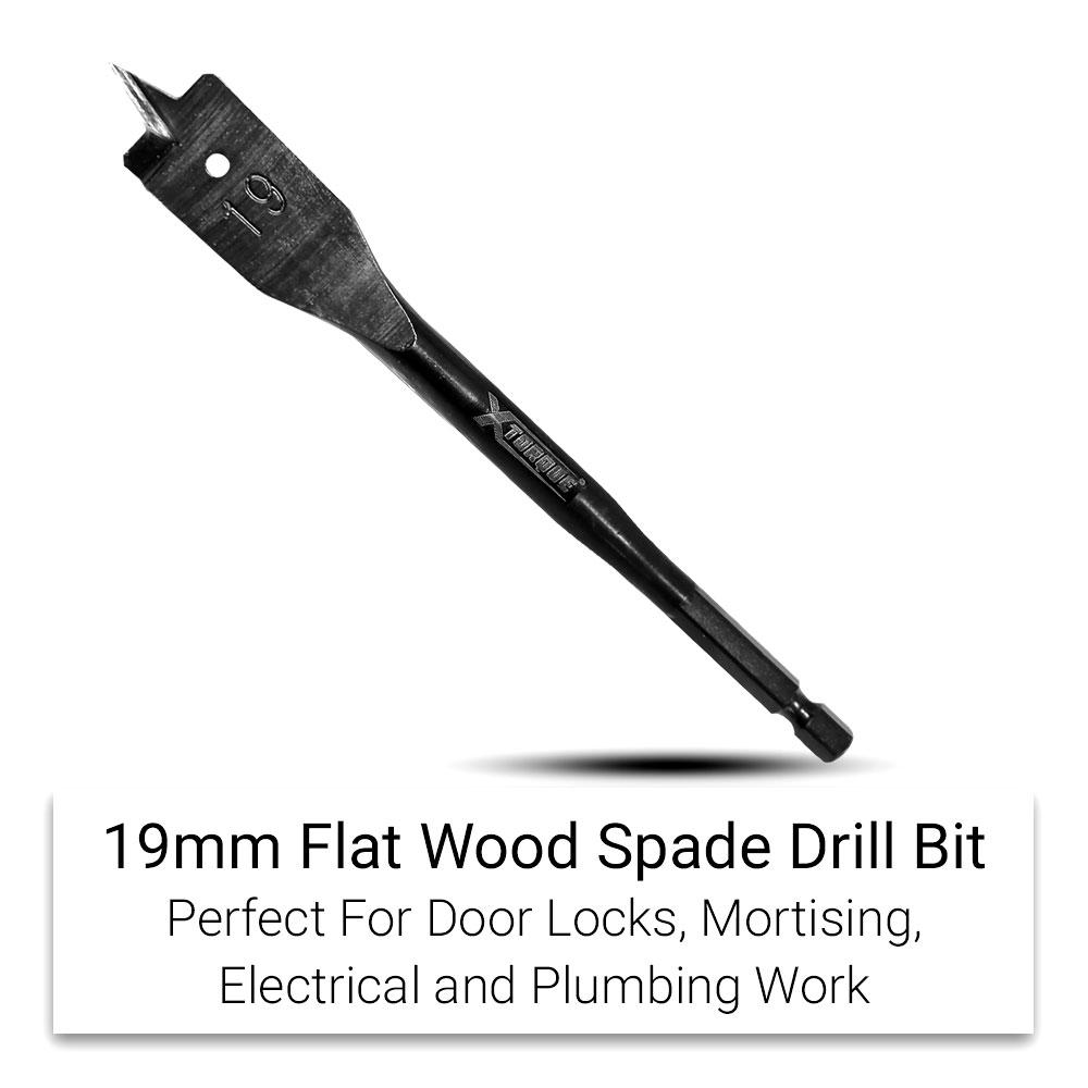 Xtorque SKIT14 14pce Metric Flat Wood Spade Drill Bit Set – image 13