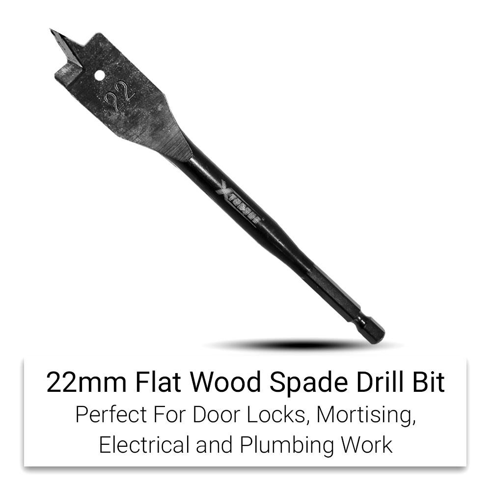 Xtorque SKIT14 14pce Metric Flat Wood Spade Drill Bit Set – image 14